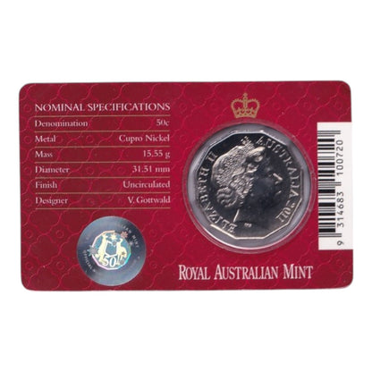 2011 50c Coin - Royal Wedding of Prince William and Catherine Middleton