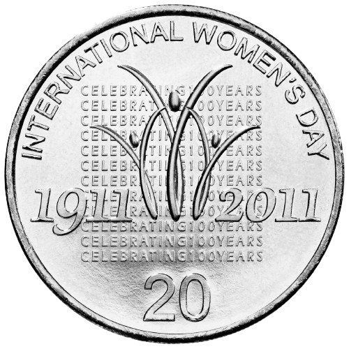 2011 Australian 20 Cent Coin - International Women's Day