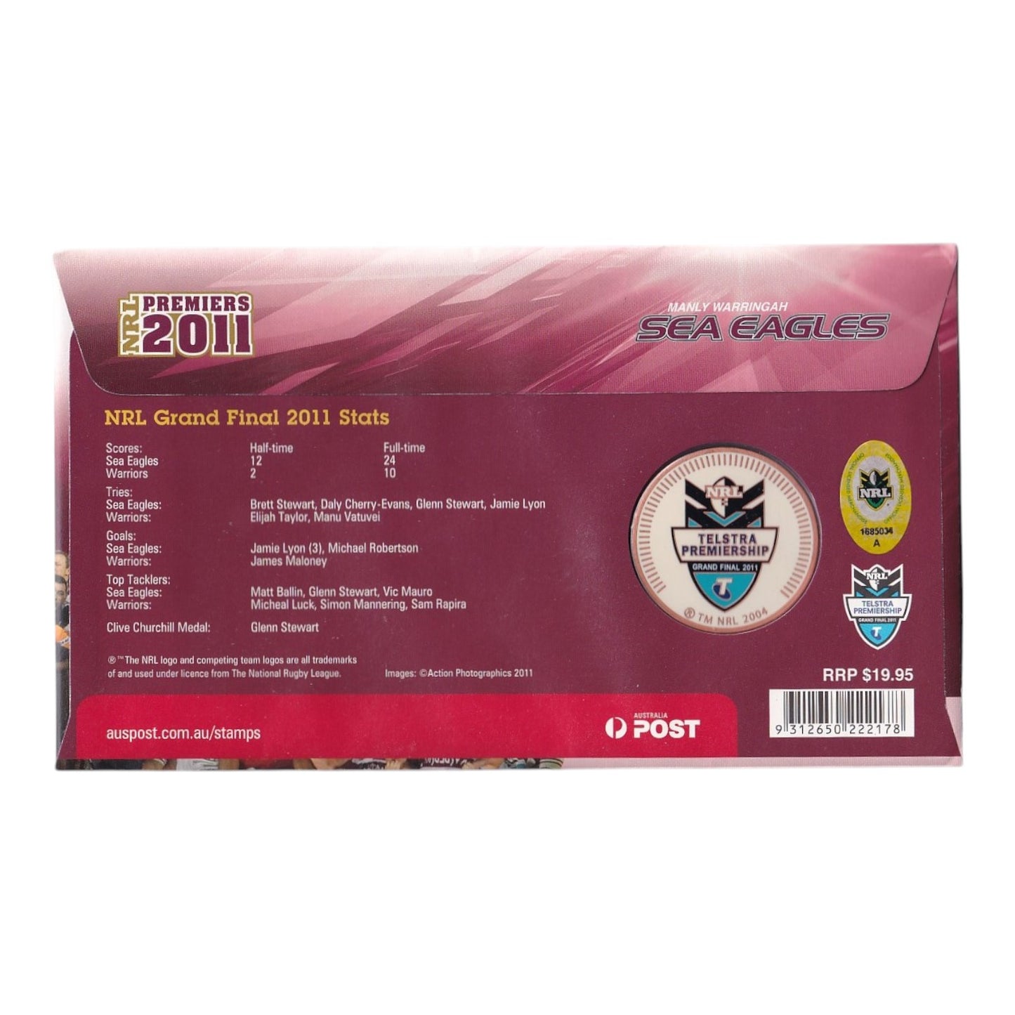 2011 PMC - NRL Premiers Manly Sea Eagles