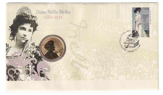 2011 Perth Mint PNC - Dame Nellie Melba