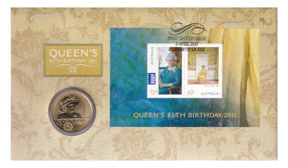 2011 Perth Mint PNC - Her Majesty Queen Elizabeth II 85th Birthday