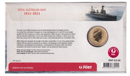 2011 Perth Mint PNC - Royal Australian Navy Centenary