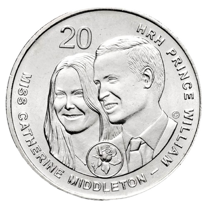 2011 Australian 20 Cent Coin - Royal Wedding - Uncirculated