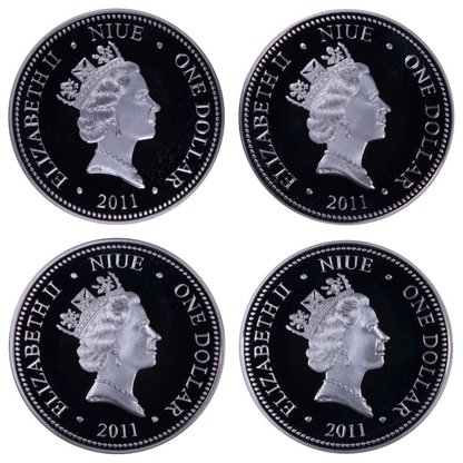 2011 Star Wars - The Original Trilogy $1 Coin Set