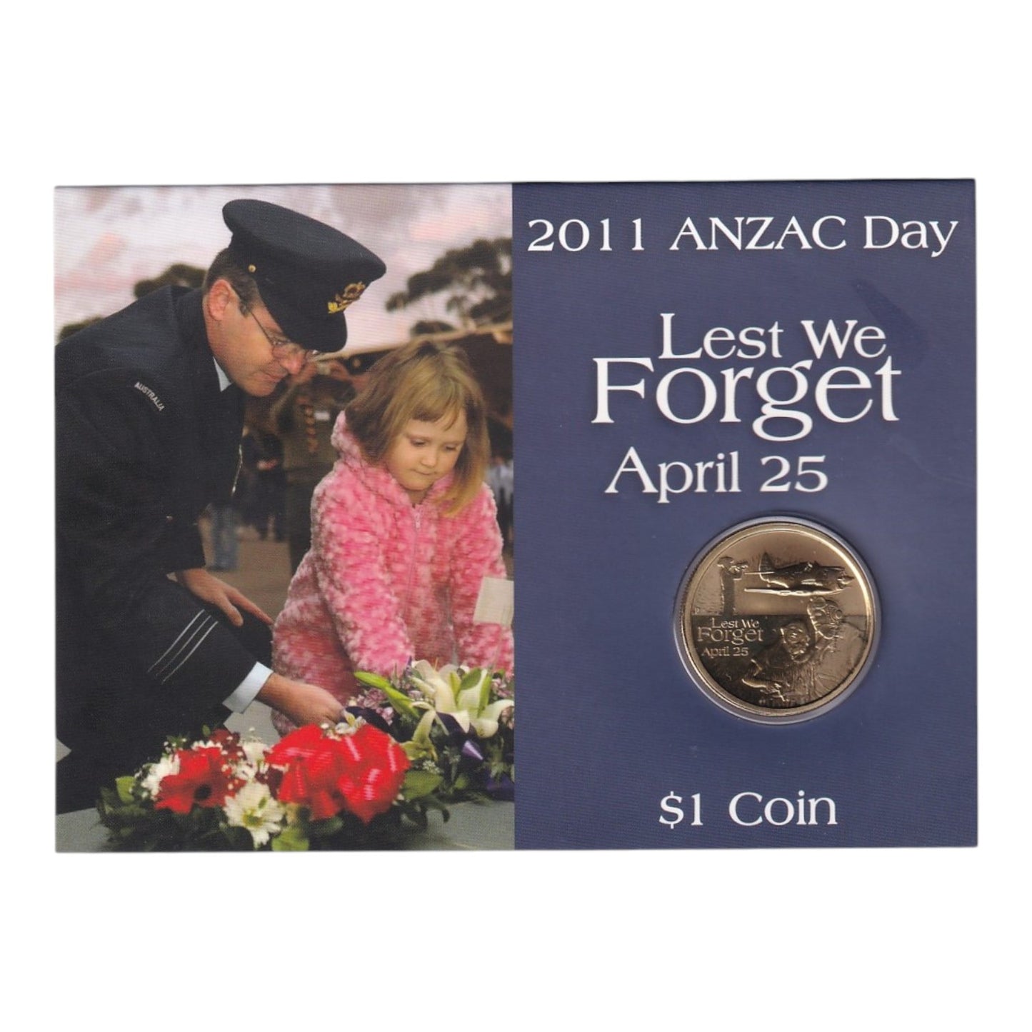 2011 Perth Mint ANZAC Day One Dollar Coin - Royal Australian Air Force