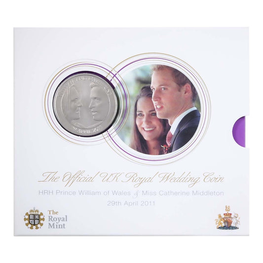 2011 Royal Wedding - £5 Crown - Brilliant Uncirculated Coin In Folder