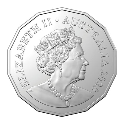 2023 50c CuNi Tetra Decagon Uncirculated Coin – Year of the Rabbit