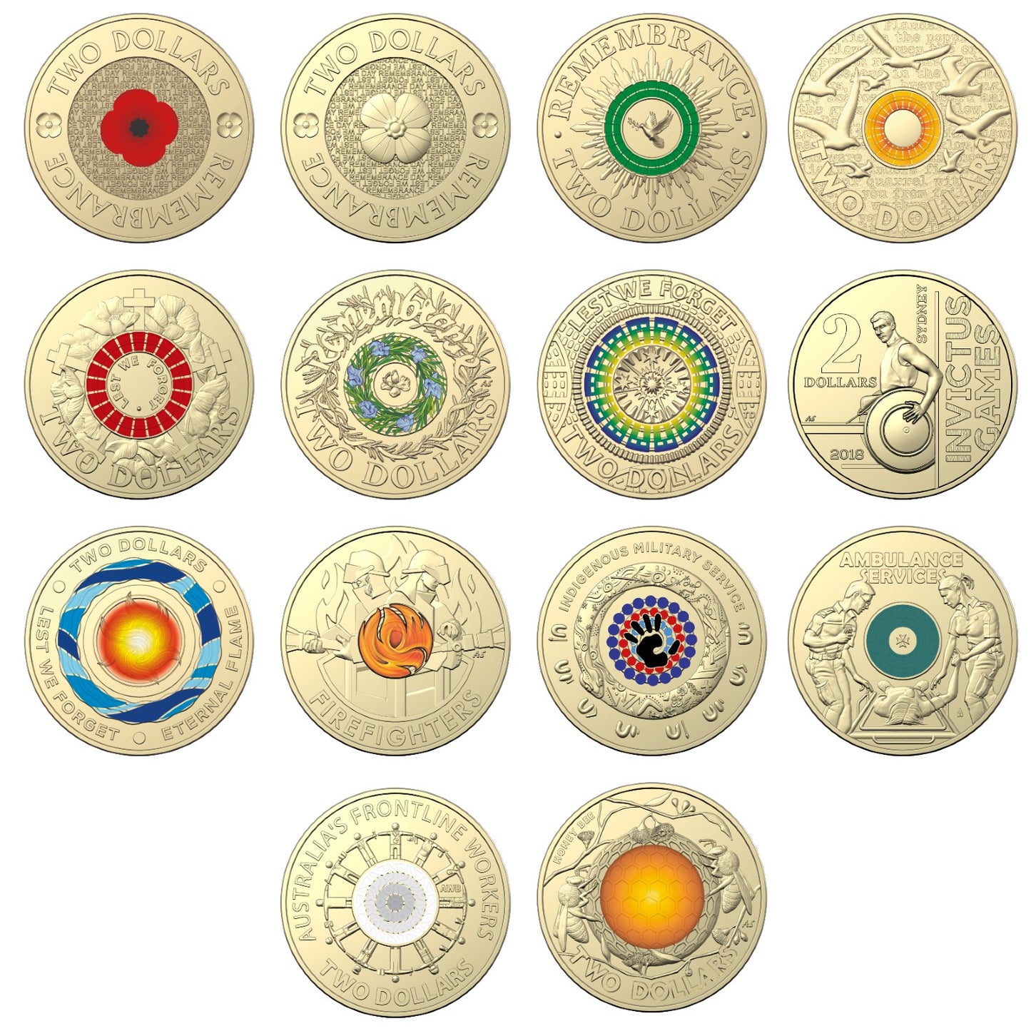 2023 Fourteen Coin Collection - 35th Anniversary of the Two Dollar Coin