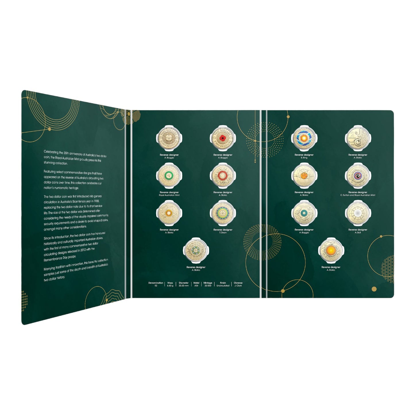 2023 Fourteen Coin Collection - 35th Anniversary of the Two Dollar Coin