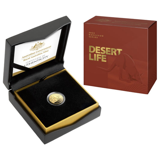 2024 $10 1/10 oz Gold Proof Coin - Kangaroo Series