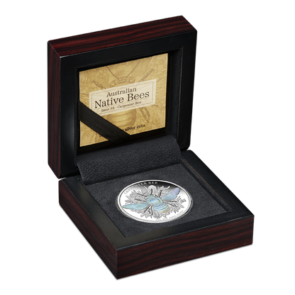 2026 Australian Native Bees - Carpenter Bee 1oz Silver Proof Hologram Coin