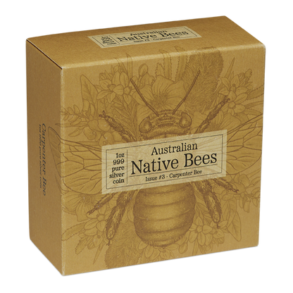 2026 Australian Native Bees - Carpenter Bee 1oz Silver Proof Hologram Coin