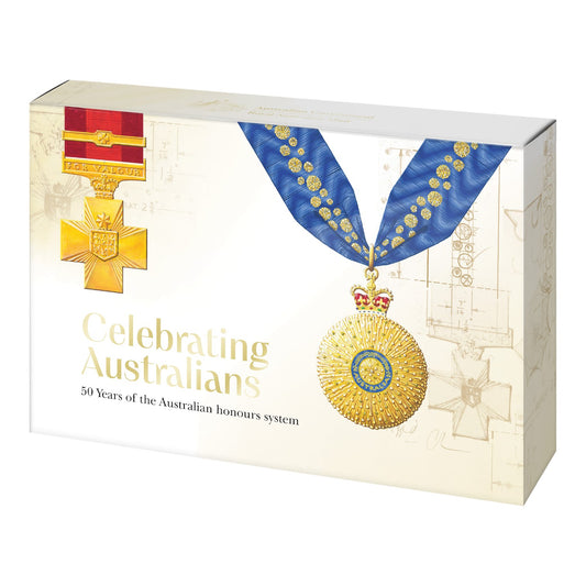2025 Six-Coin Coloured Proof Year Set - 50th Anniversary of the Australian Honours and Awards System