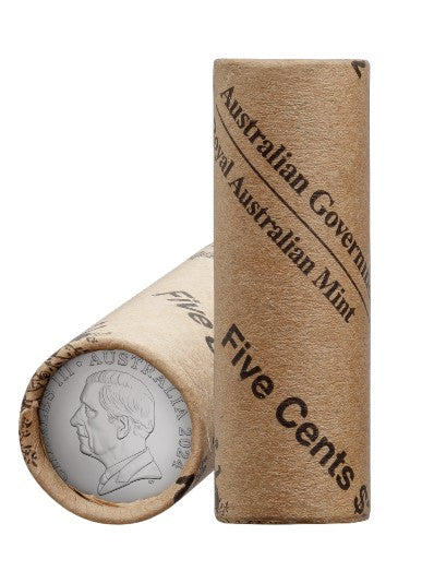2024 5c CuNi Circulating Coin - KCIII Obverse - Non-Premium Roll with Roll Tube