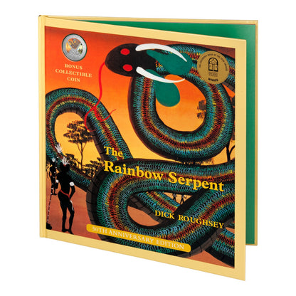 2025 20c Coloured Uncirculated Coin - 50th Anniversary of the Rainbow Serpent - Special Edition Book