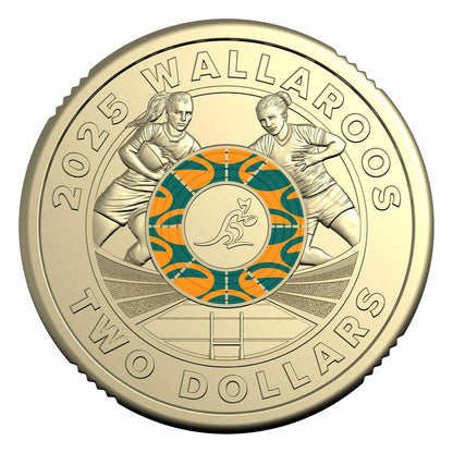 2025 $2 Uncirculated Two Coin Set - Wallabies & Wallaroos