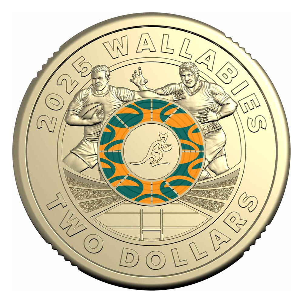 2025 $2 Uncirculated Two Coin Set - Wallabies & Wallaroos