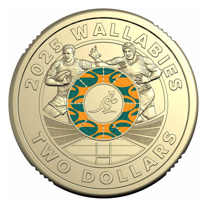 2025 $2 Uncirculated Two Coin Set - Wallabies & Wallaroos