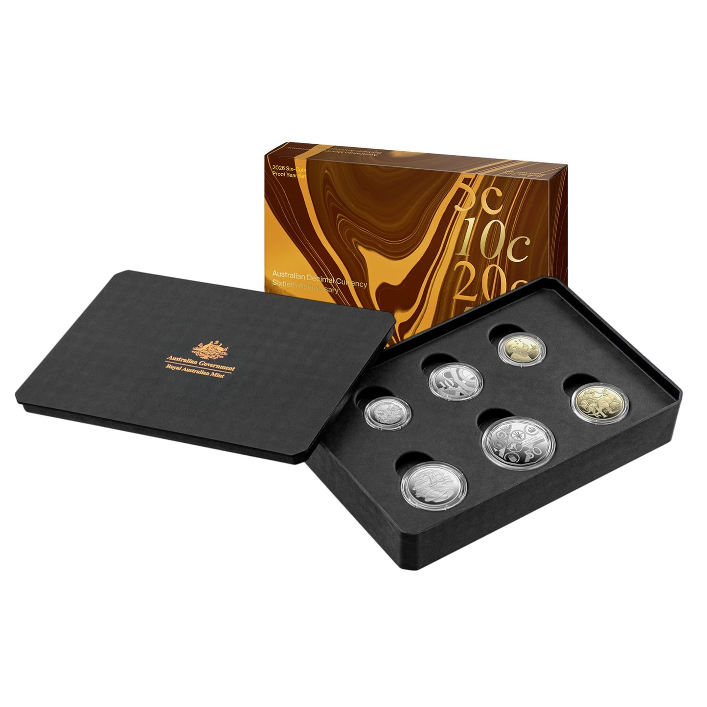 2026 Proof Six-Coin Year Set - 60th Anniversary of Decimal Currency