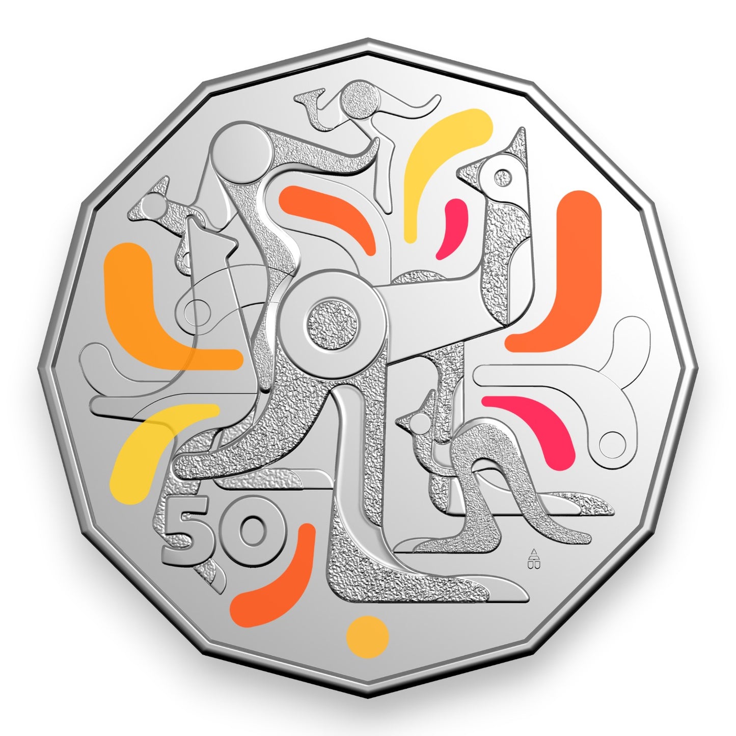2026 50c Coloured Uncirculated Coin - Celebrations