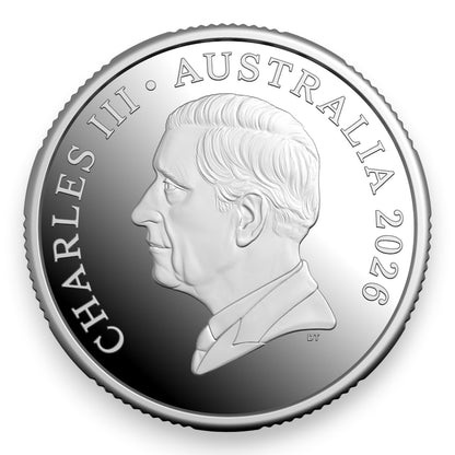 2026 $1 1oz Fine Silver Proof Coin – Kangaroo Series: Mob of Six
