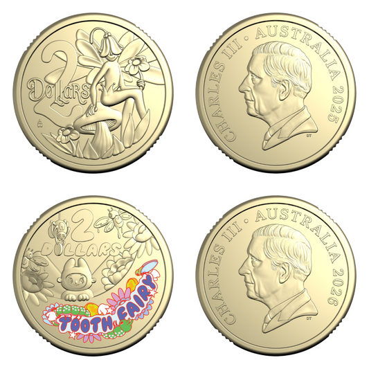 2025 & 2026 Tooth Fairy $2 Coin Bundle