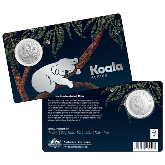 2025 50c Uncirculated Coin - Koala Series