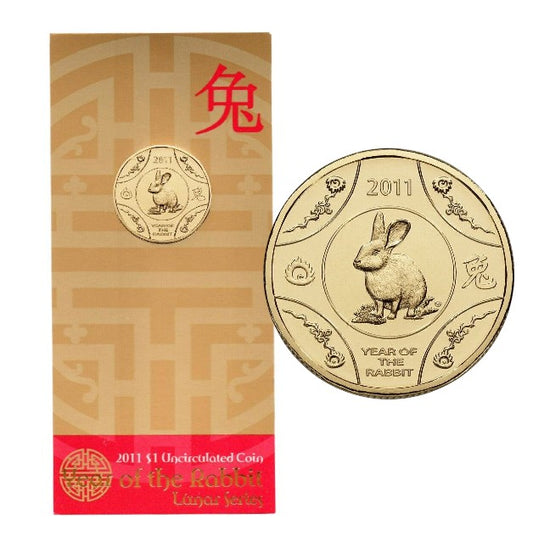 2011 $1 Coin - Year of the Rabbit - Lunar Series