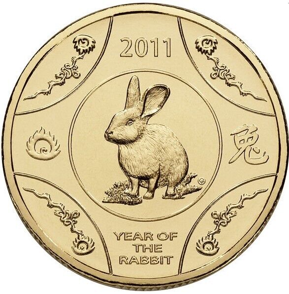 2011 $1 Coin - Year of the Rabbit - Lunar Series