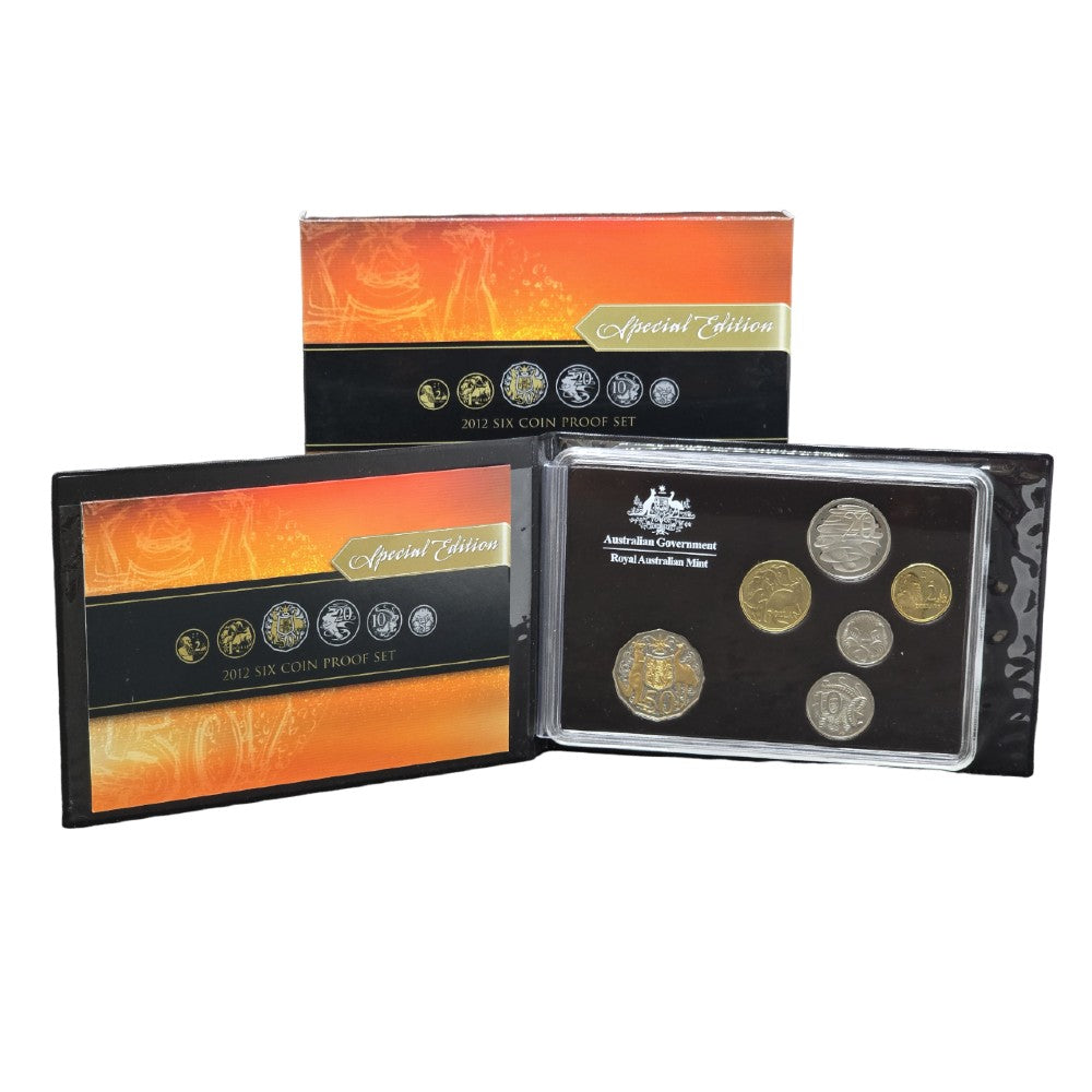 2012 Royal Australian Mint Proof Coin Set - Special Edition with Selective Gold Plating