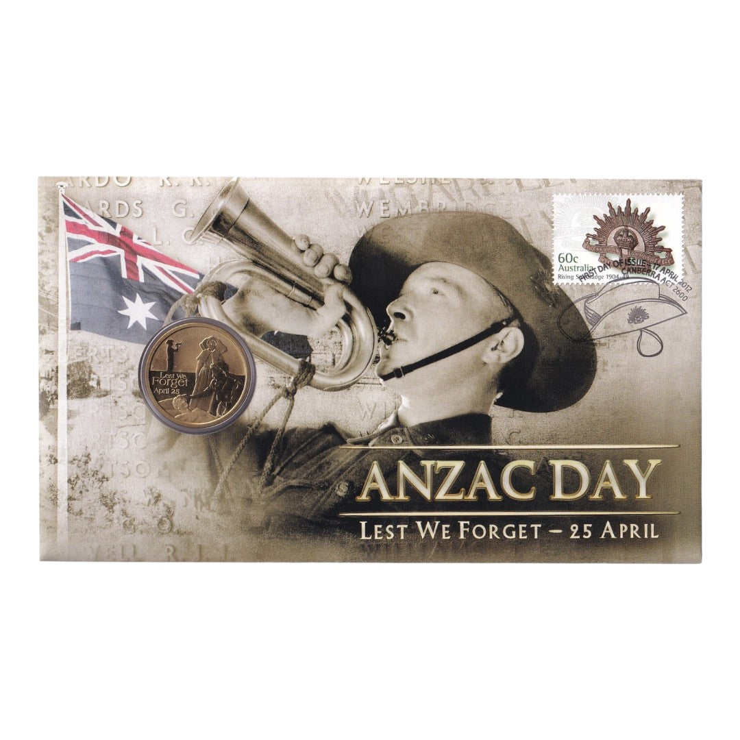 2012 Perth Mint PNC - ANZAC Day - Lest We Forget