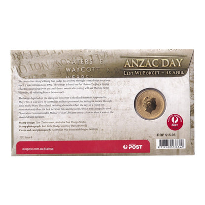 2012 Perth Mint PNC - ANZAC Day - Lest We Forget