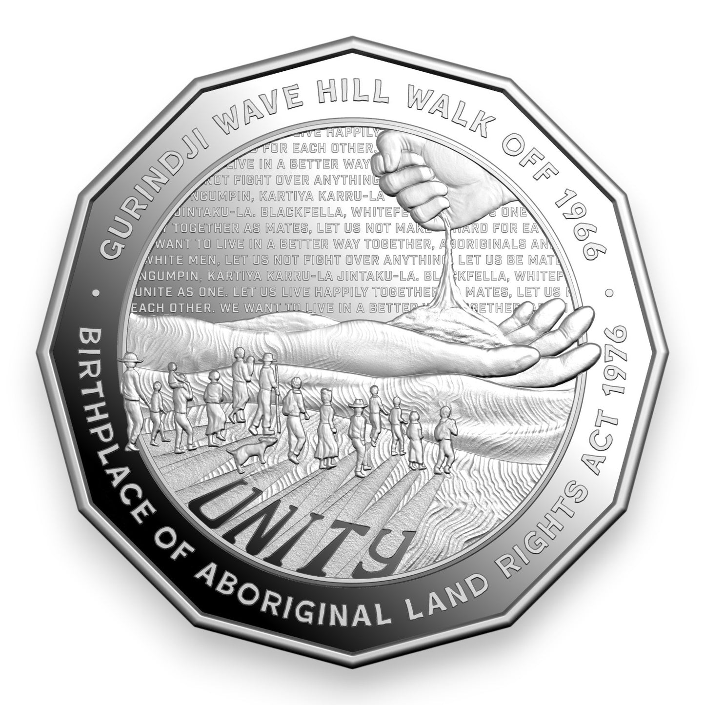 2026 50c Silver Proof Coin - Unity: Wave Hill Walk Off 60th & Aboriginal Land Rights 50th Anniversaries