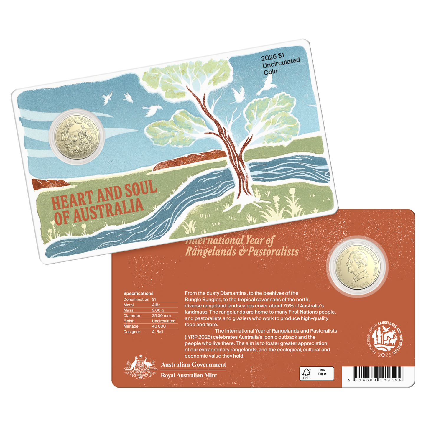 2026 $1 Uncirculated Coin – Celebrating the Heart and Soul of Australia