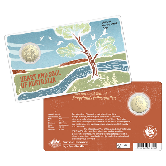 2026 $1 Uncirculated Coin – Celebrating the Heart and Soul of Australia