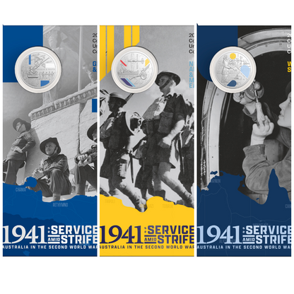 2026 20c Coloured Uncirculated Coin Series – Service Amid Strife: 1941