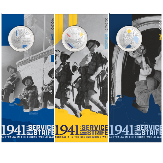 2026 20c Coloured Uncirculated Coin Series – Service Amid Strife: 1941