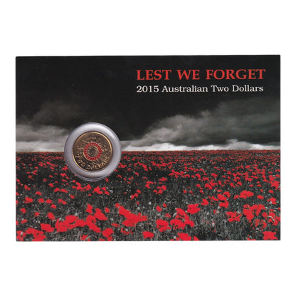 2015 Lest We Forget $2 Al-Br Coin Pack