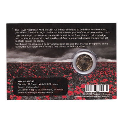 2015 Lest We Forget $2 Al-Br Coin Pack