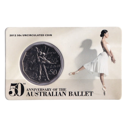 2012 50c Coin - 50th Anniversary of Australian Ballet