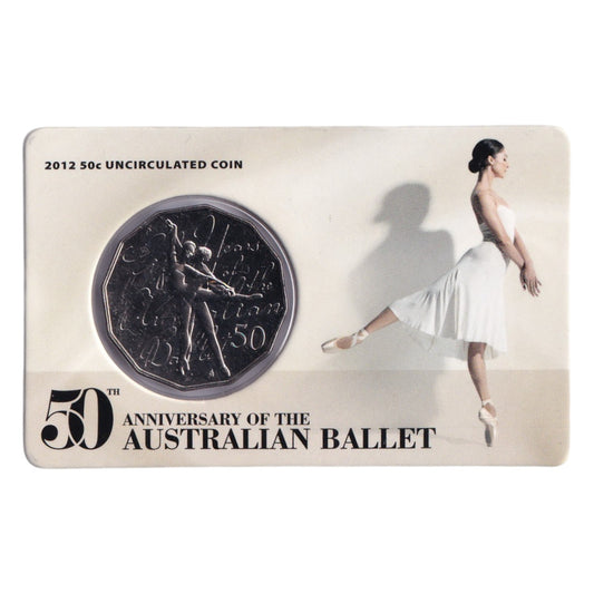 2012 50c Coin - 50th Anniversary of Australian Ballet