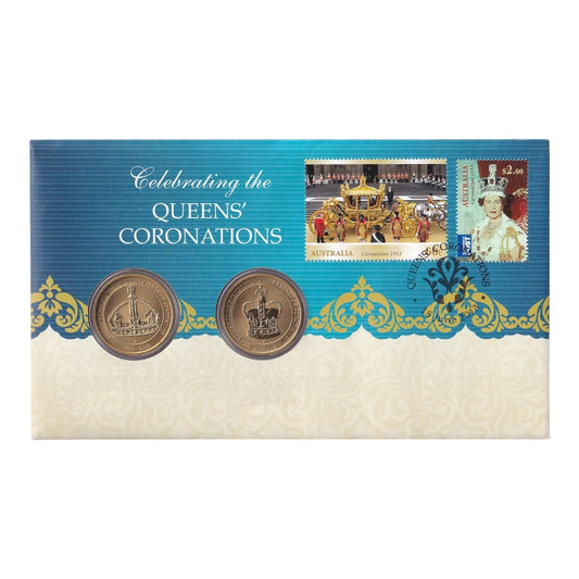 2013 Perth Mint PNC - Celebrating the Queens' Coronations