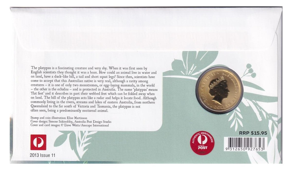 2013 Perth Mint PNC - Bush Babies - Platypus