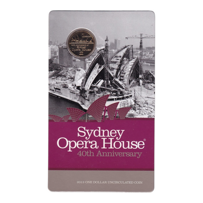 2013 $1 Coin - 40th Anniversary of The Sydney Opera House