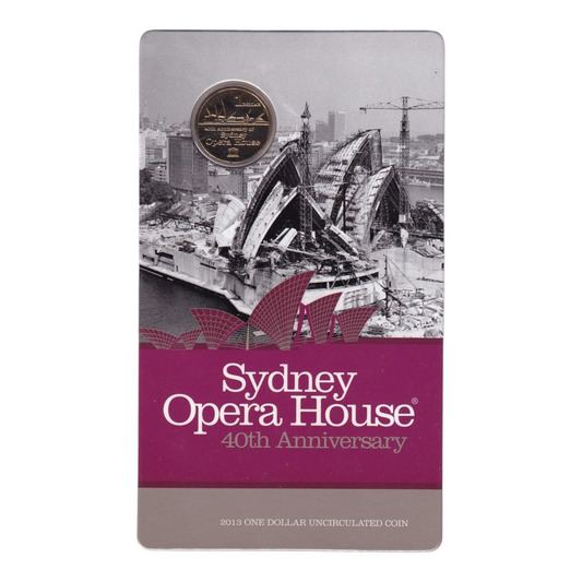 2013 $1 Coin - 40th Anniversary of The Sydney Opera House