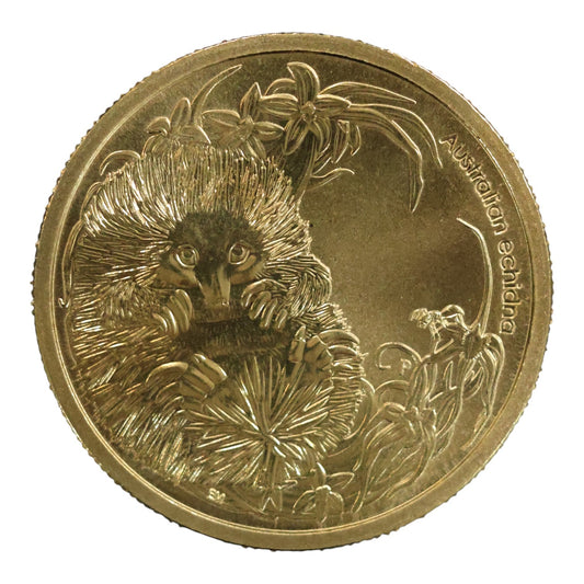 2013 Perth Mint $1 Coin - Bush Babies - Echidna