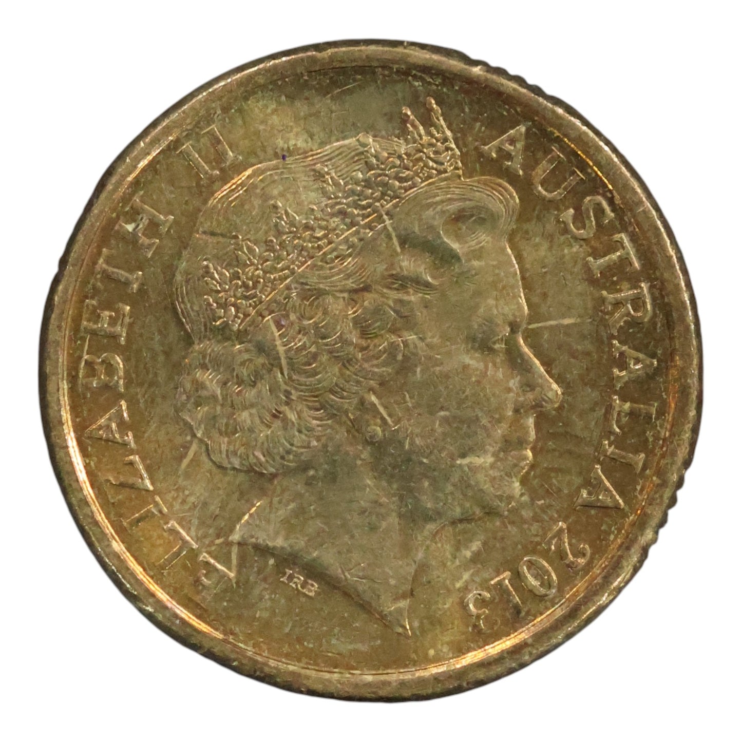 2013 $2 Coin - Queen Elizabeth II Coronation 60th Anniversary - Extremely Fine (Toned)