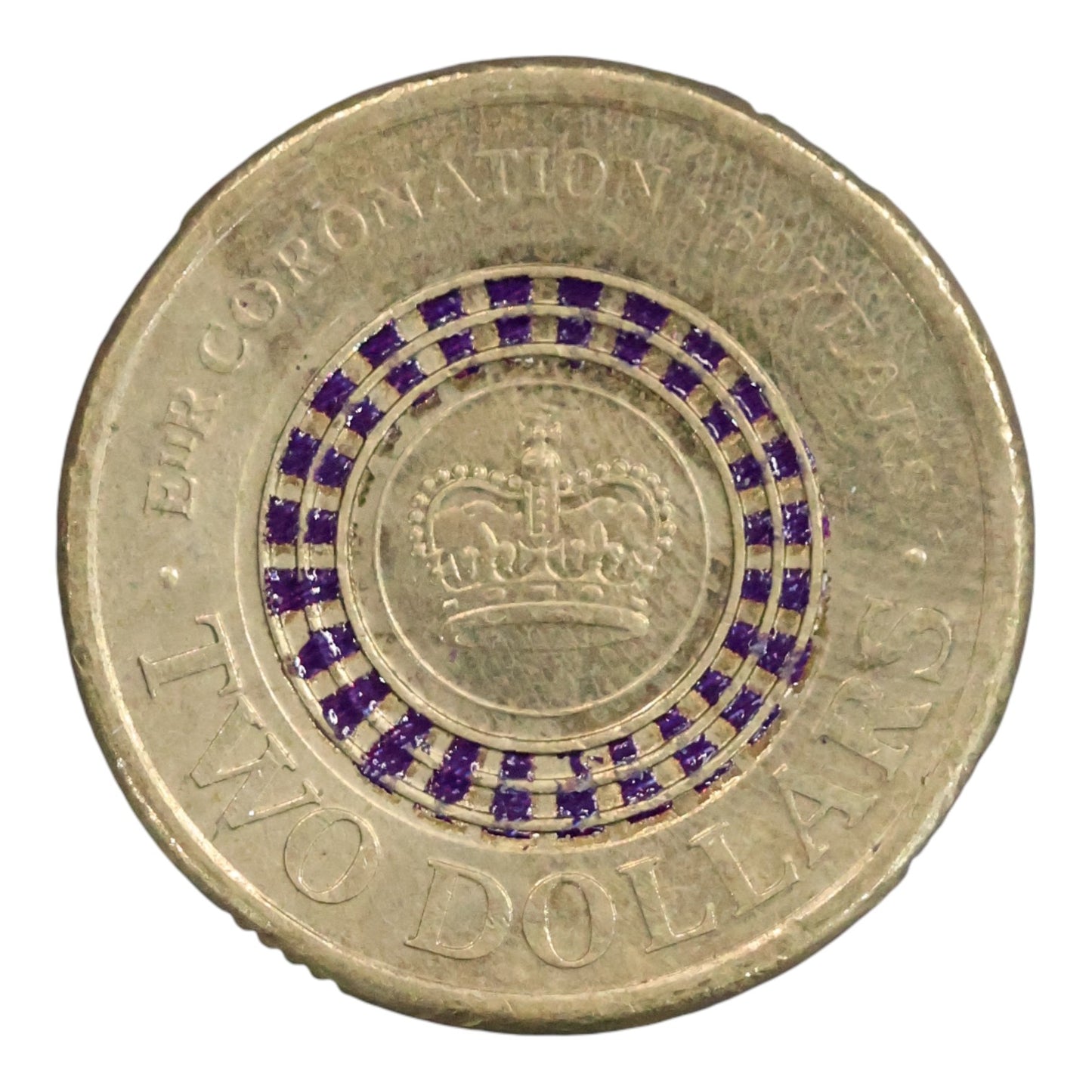 2013 $2 Coin - Queen Elizabeth II Coronation 60th Anniversary - Very Fine