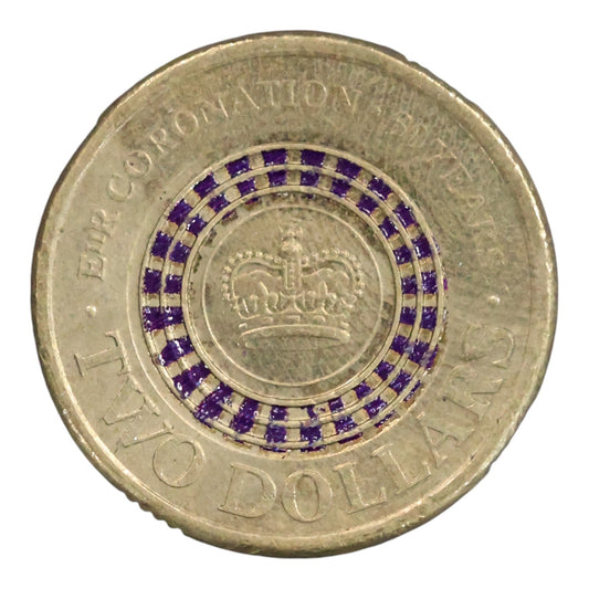 2013 $2 Coin - Queen Elizabeth II Coronation 60th Anniversary - Very Fine