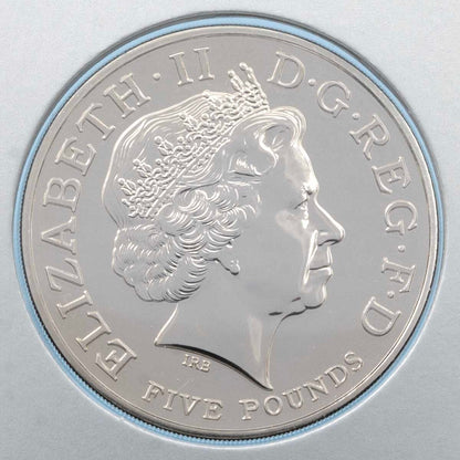 2013 Prince George Christening - £5 Crown - Brilliant Uncirculated Coin In Folder